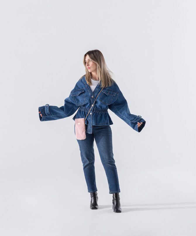 Denim Kumaş Kot Pantolon - Mavi