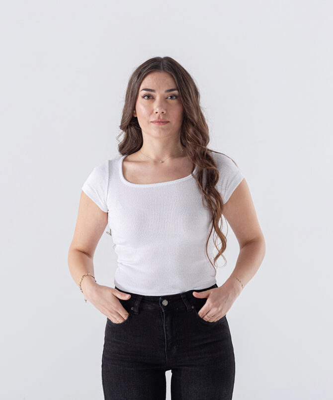 Denim Kumaş Wide Leg Kot Pantolon - Siyah - Görsel 3
