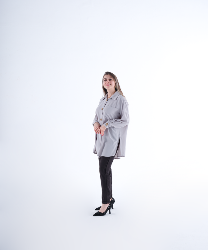 Sofia Keten Duble Paça Pantolon - Siyah
