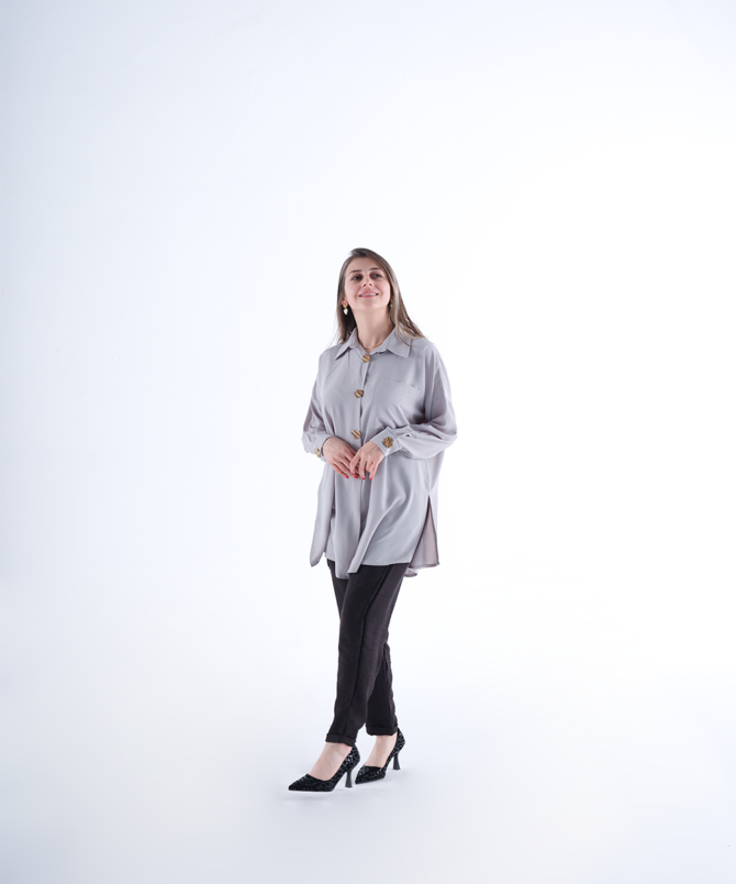 Sofia Keten Duble Paça Pantolon - Siyah - Görsel 2