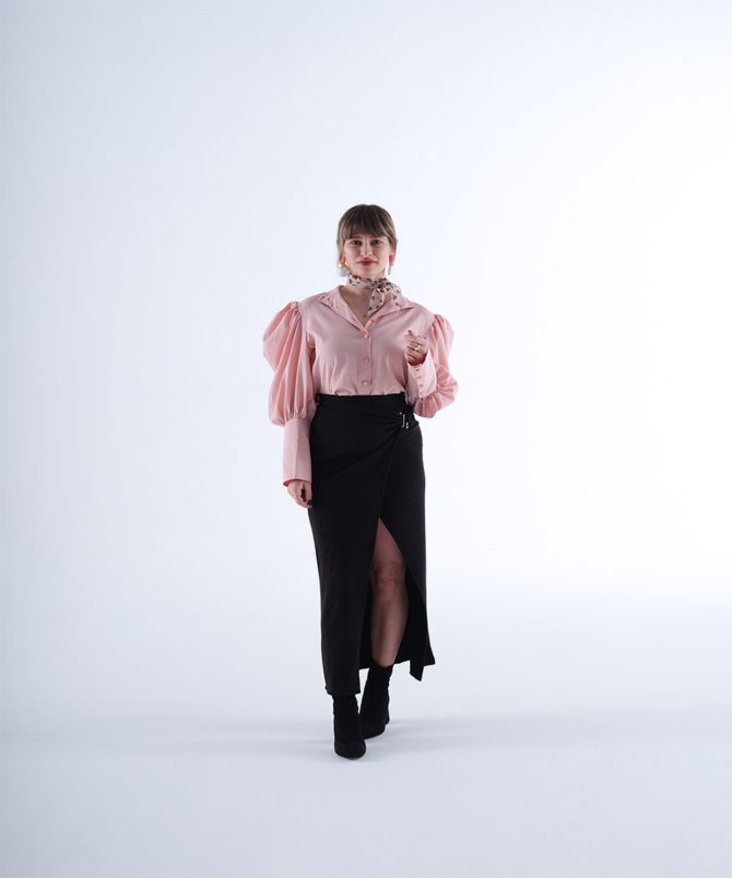 Poplin Kumaş Gömlek - Pembe